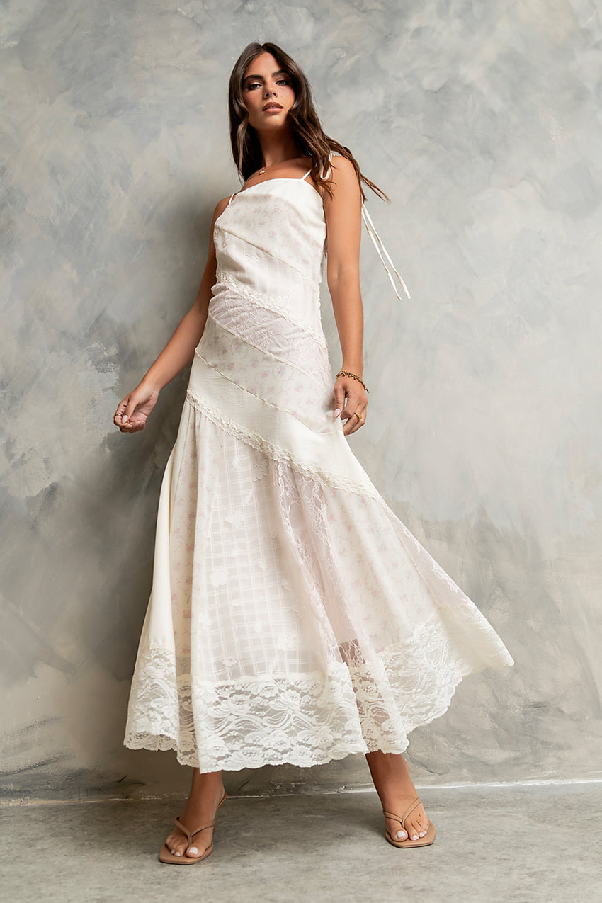 Jones Mixed Media Maxi Dress - FINAL SALE