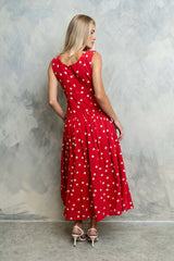 Dacey Polka Dot Midi Dress
