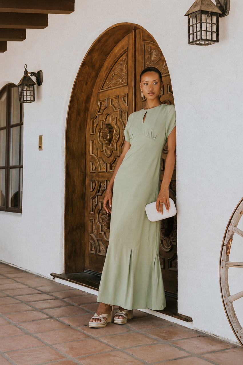 Malia Maxi Dress in Sage