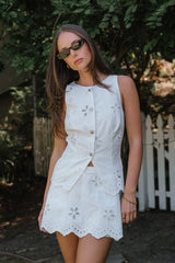 Gage Embroidered Skort