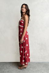Taya Polka Dot Midi Dress - Final Sale