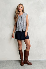 Jane Plaid Top