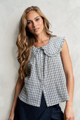 Jane Plaid Top