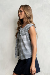 Jane Plaid Top