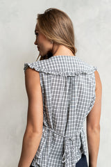 Jane Plaid Top
