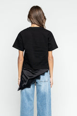 Mika Combination Top In Black