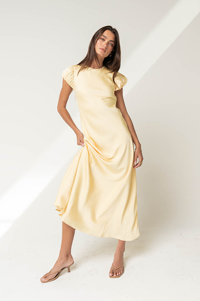Ellianna Maxi Dress in Yellow