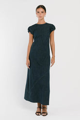 Ellianna Maxi Dress in Denim