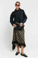 Parker Plaid Midi Skirt