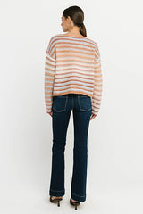 Nicole Striped Knit Sweater