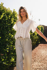 Percey Collared Blouse - Final Sale