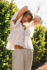 Percey Collared Blouse - Final Sale
