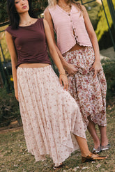 Joanna Floral Midi Skirt - FINAL SALE