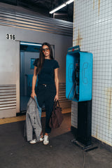 Lennie Cropped Barrel Pants - Final Sale