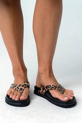 Bristol Leopard Sandals - Final Sale