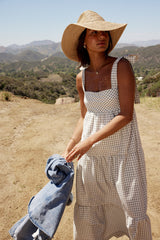 Cade Gingham Maxi Dress - Final Sale
