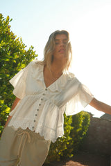 Percey Collared Blouse - FINAL SALE