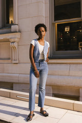 Allegra Cropped Bootcut Jeans - Final Sale