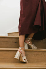 Zoey Knotted Platform Heels - Final Sale