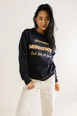 Minnesota Embroidered Sweatshirt - Final Sale