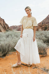 Mariana Blouse In Sand - Final Sale