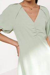 Maeve Midi Dress In Mint - Final Sale