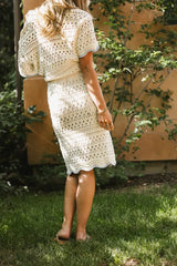 Joelle Crocheted Skirt - Final Sale