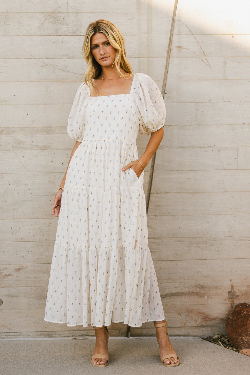 Landrie Ditsy Floral Dress in Blue - FINAL SALE