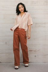 Astrid Mesh Button Up - Final Sale