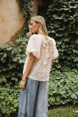 Juliet Textured Blouse - Final Sale