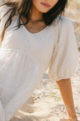 Kay Embroidered Dress In Natural