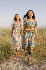 Ainoa Abstract Midi Dress - Final Sale