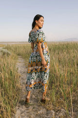 Ainoa Abstract Midi Dress - Final Sale