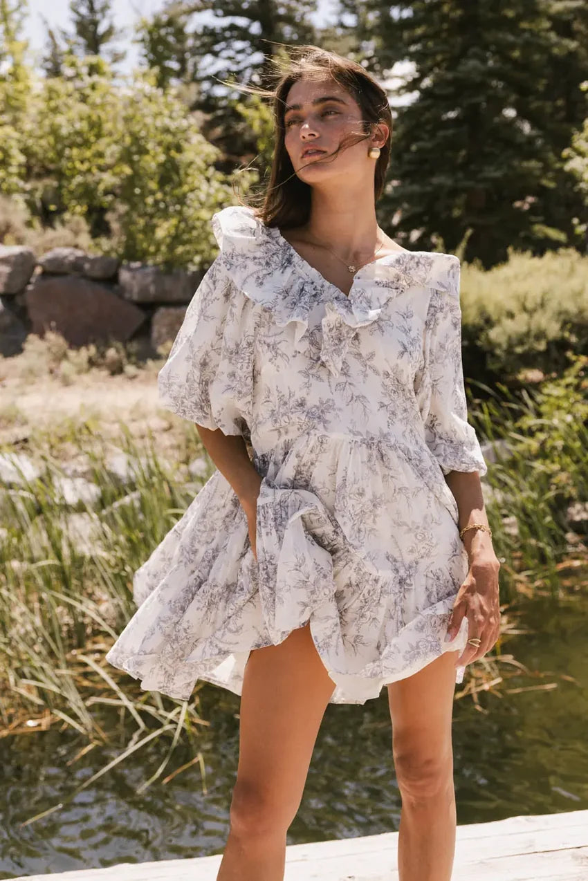 Bailey Floral Babydoll Dress - Final Sale