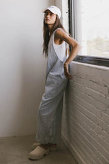 Marie Jumpsuit In Blue - Final Sale