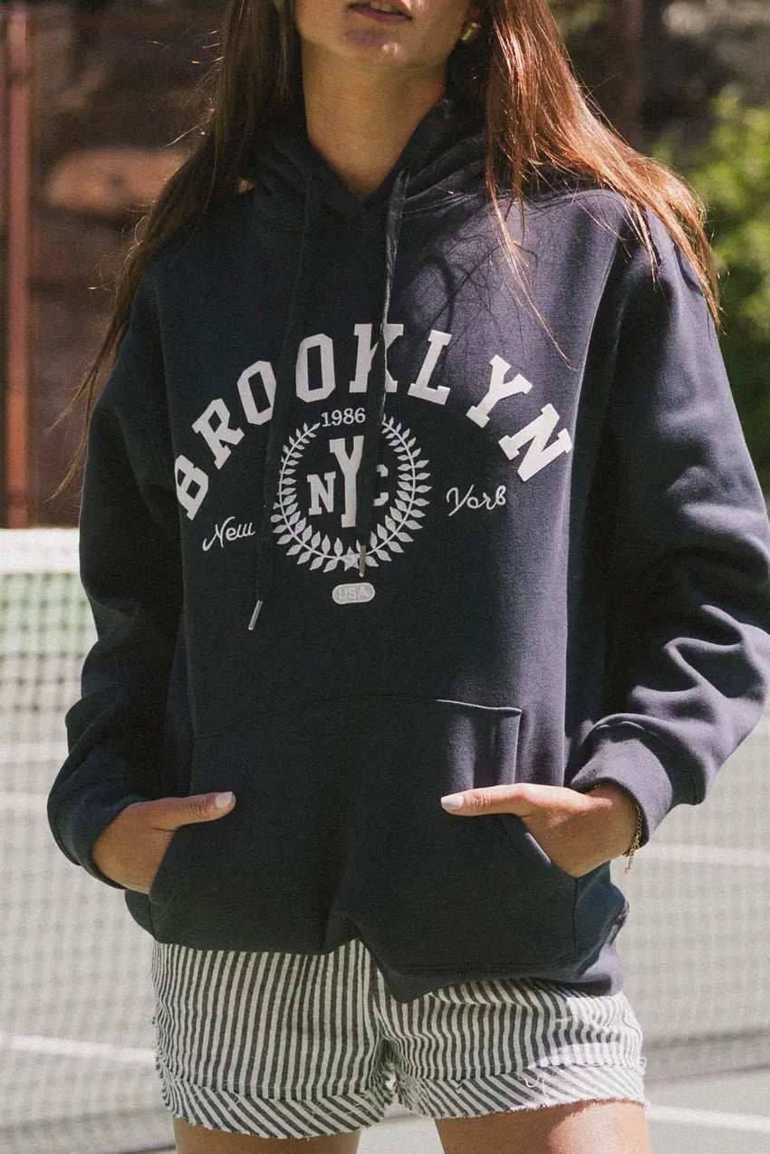 Brooklyn New York Graphic Hoodie - Final Sale