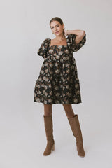 Moore Floral Babydoll Dress - Final Sale