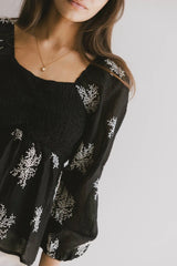 Sally Peplum Top - Final Sale