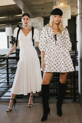 Perla Textured Mini Dress - Final Sale