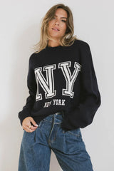 Urban Graphic Knit Sweater - New York - Final Sale