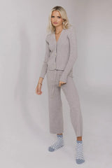 Evelise Ribbed Pants in Grey - FINAL SALE