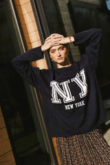 Urban Graphic Knit Sweater - New York - Final Sale