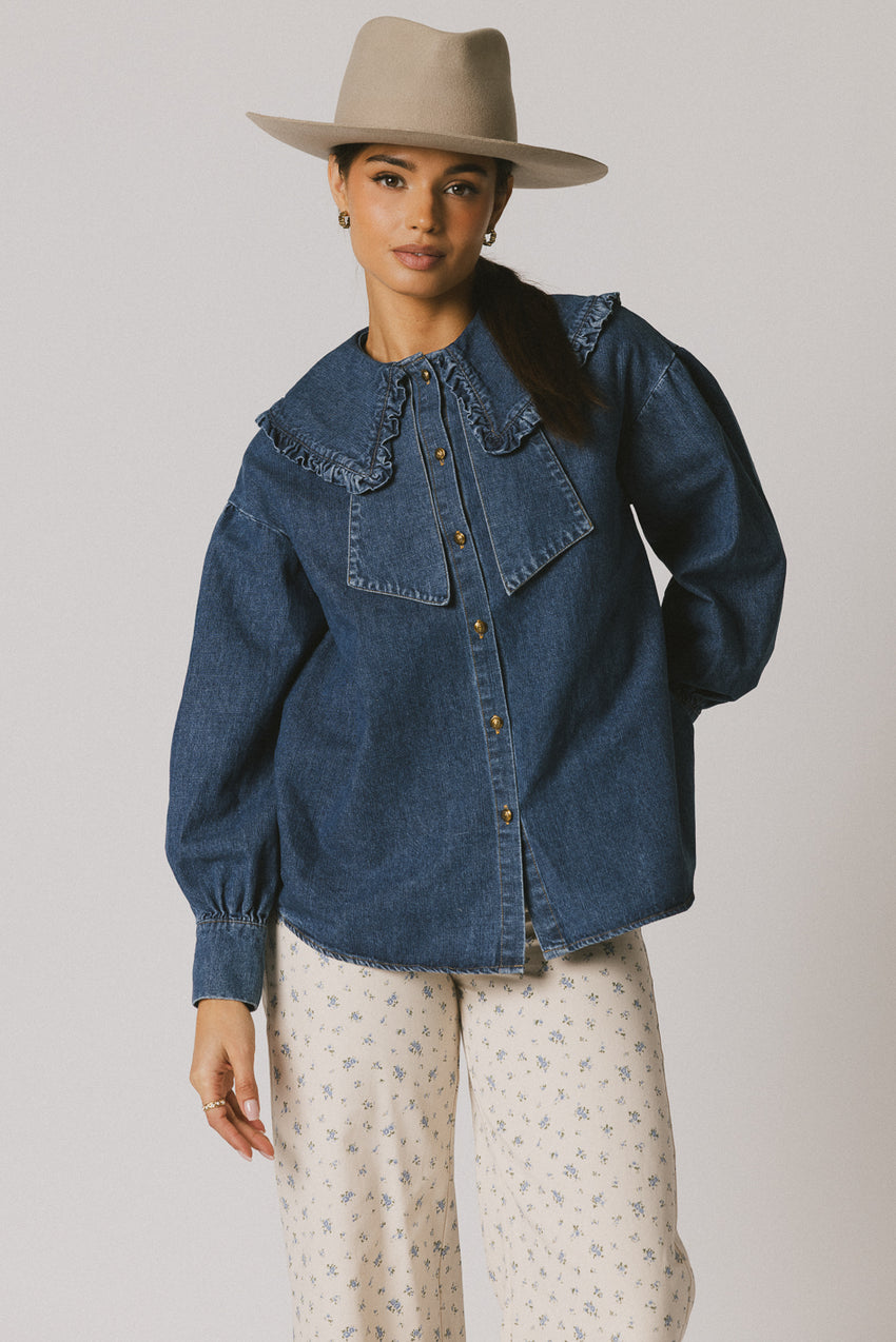 Mannie Collared Button Up - Final Sale