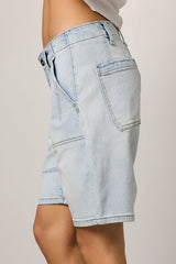 Kai Light Wash Bermuda Shorts - Final Sale