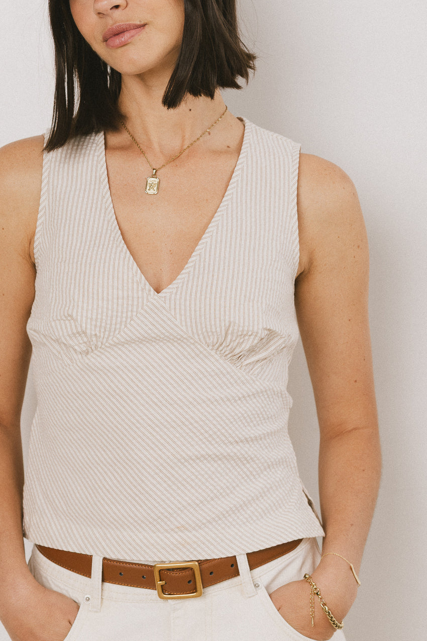 Selah Striped Tank Top - Final Sale
