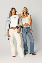 Dorian Embroidered Blouse In Ivory - Final Sale
