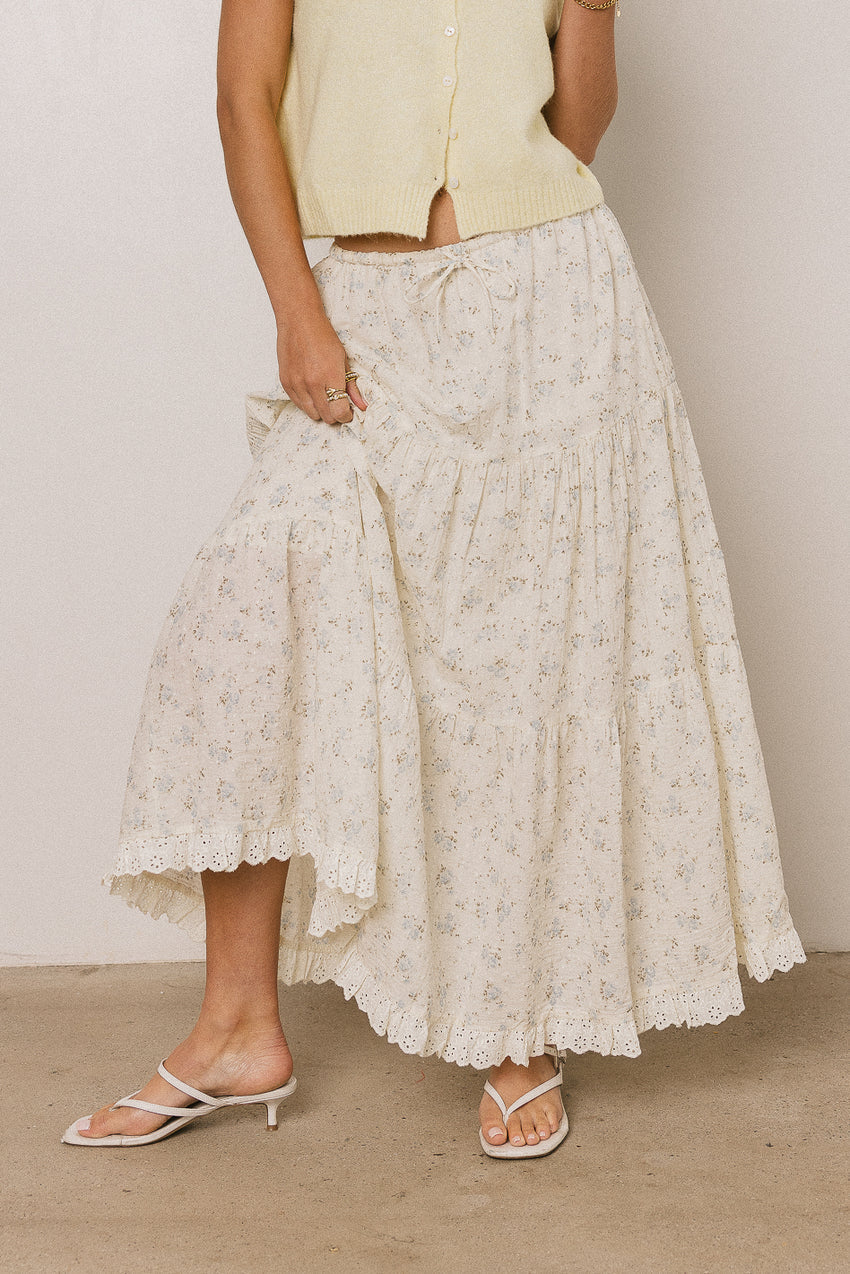 Eileen Floral Maxi Skirt - Final Sale