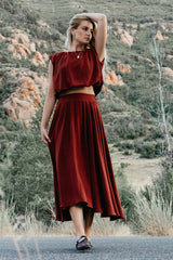 Dani Bubble Blouse - Final Sale