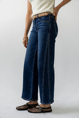 Kate Wide Leg Jeans In Dark Wash - Final Sale