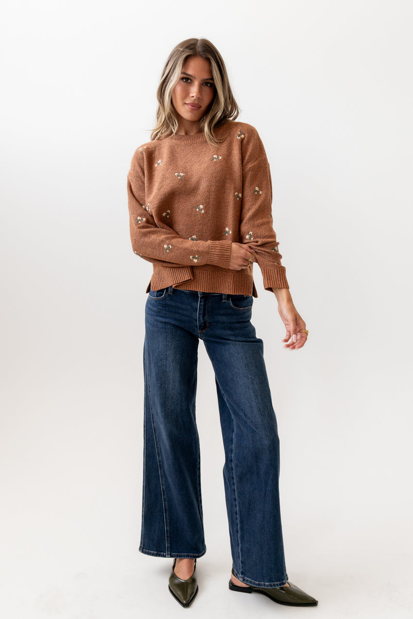 Kate Wide Leg Jeans in Dark Wash - FINAL SALE